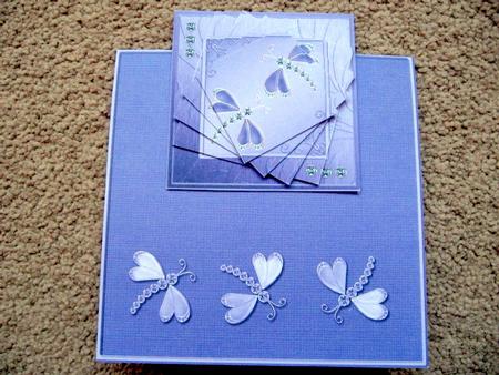 Diamante Dragonflies No-hole Over the Edge N Spiral Pyramid by Kerry West