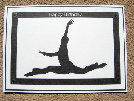 Male Dancing Silhouette by Kerry West