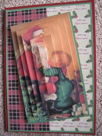 Vintage Santa Pyramid by Kerry West