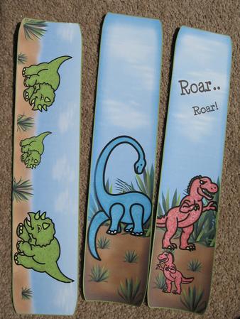 Dinosaur Bookmarks by Kerry West