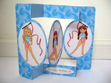 Gymnastic Girls by Kerry West