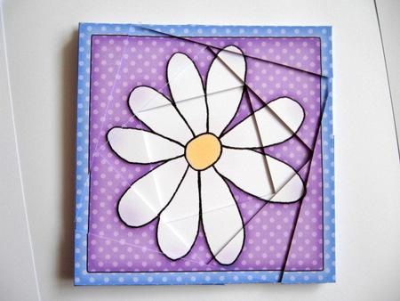 Daisy Quick Card with Twisted Spiral Side Stacker by Kerry West