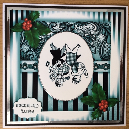 Retro Christmas Shopping 8x8 Featured Gallery Photo