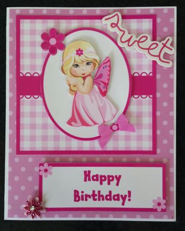 Sweet Fairy Girl Decoupage by Keryl Horwath