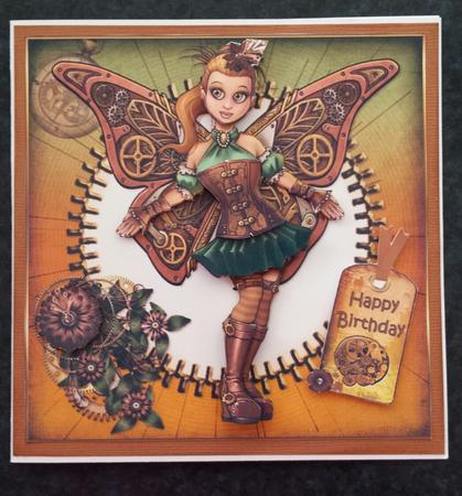 Ickle Steampunk Fairy Green by Keryl Horwath