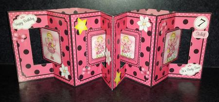 3D Girlz Fiz Fairy Accordion Swing Card by Keryl Horwath