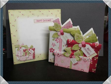 Christmas Gifts Shaped Fold Card Kit by Keryl Horwath