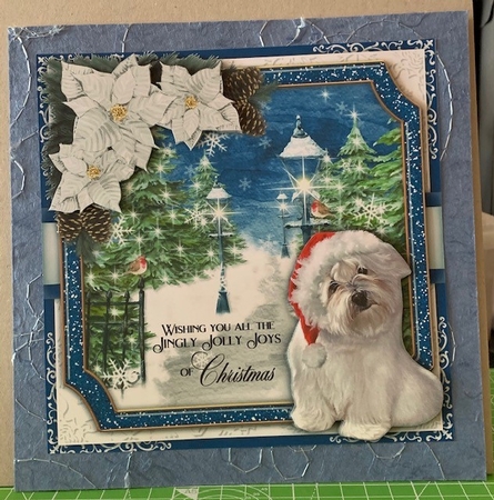 Doggy Christmas Bumper Card Kit by kim chappell