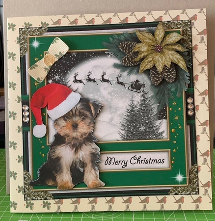 Doggy Christmas Bumper Card Kit by kim chappell