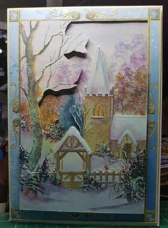 Watercolour Christmas Scenes DECOUPAGE Bumper Kit by kim chappell