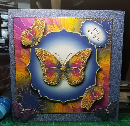 Art Nouveau Butterflies Bumper Kit 1 by kim chappell