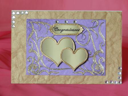 Hearts & Swirls Anniversary/ Wedding Topper 5 by Kim Plasket-Sweeney