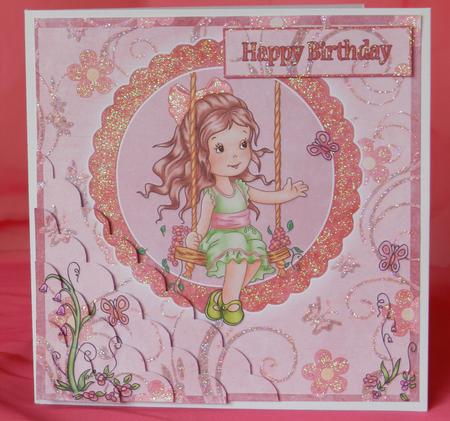 The Flower Swing 8x8 Card Kit by Kim Plasket-Sweeney