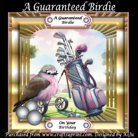 Golfing 1 - Ilustrations for Cardmakers & Designers by KiJu KiJu
