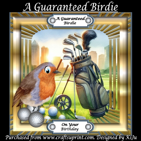 Golfing 1 - Ilustrations for Cardmakers & Designers by KiJu KiJu