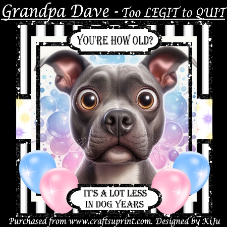 It Wasnt Me Grey Staffy by KiJu KiJu