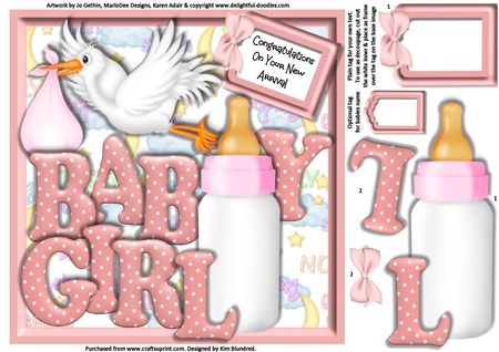 Girly Chic Colors Digital Bows pkg 1 by KiJu KiJu