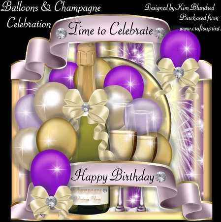 Balloons Lilac by KiJu KiJu