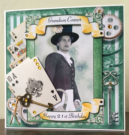 The Age Of Steam Male Card Front Kit by KiJu KiJu