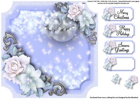 Frosted Edge Cut Out Corner Mat by KiJu KiJu