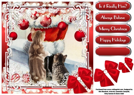 Christmas Bows 2 PNG by KiJu KiJu
