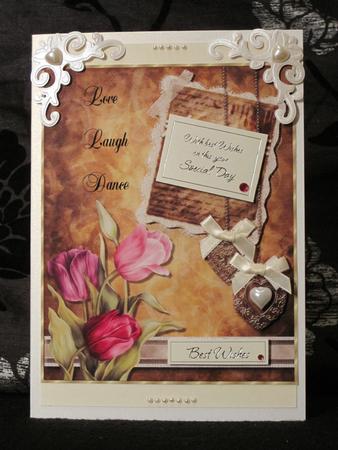 Love Laugh Dance Card Topper by KiJu KiJu