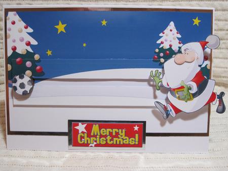 Football Santa Dude Penny Slider. by KiJu KiJu