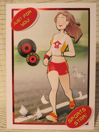 Jogger Lady (red) by KiJu KiJu