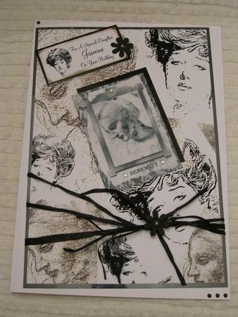 Pretty Sketch of a Lady in Lovely Frame by KiJu KiJu