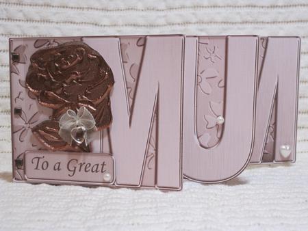 Mum Elegant Metallic Book Sheet by KiJu KiJu