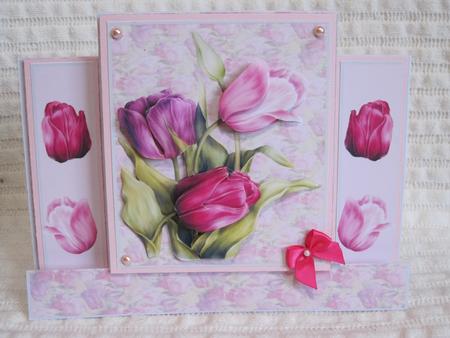 Wonderful Tulips Pop Out Stepper Kit by KiJu KiJu