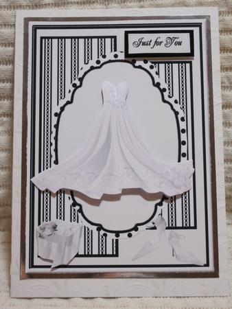 Wedding Dress Black and White Frame by KiJu KiJu
