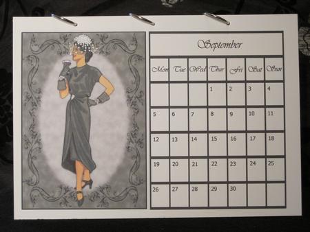 Beautiful Vintage Fashion Lady Dressed in Black by KiJu KiJu