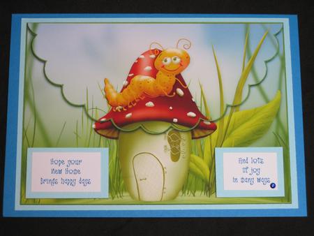 Caterpillar Envelope Card by KiJu KiJu