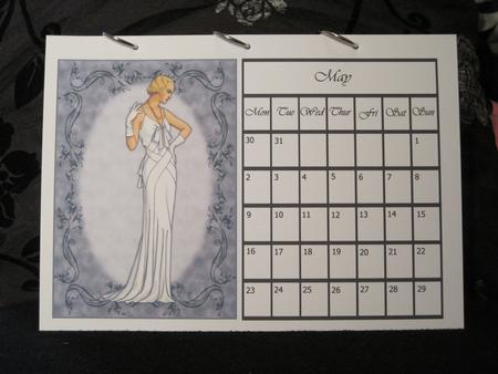 Beautiful Vintage Fashion Lady Dressed in White by KiJu KiJu