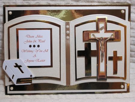 Easter Crosses Pop Out Card by KiJu KiJu
