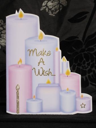 Candles Shaped Card by KiJu KiJu