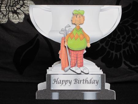 Golfer Trophy Card by KiJu KiJu