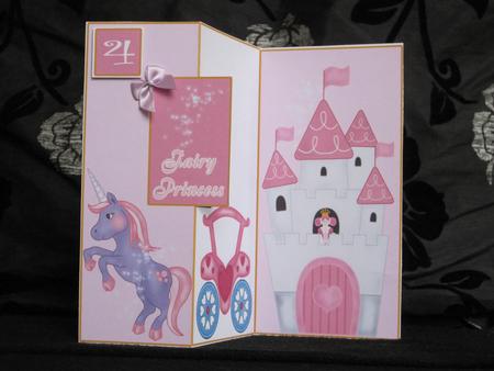 Fairy Princess Fold Back Card Ages 1-6 by KiJu KiJu