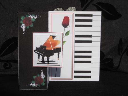 Piano Concerto - Foldback Card with Pyramid by KiJu KiJu