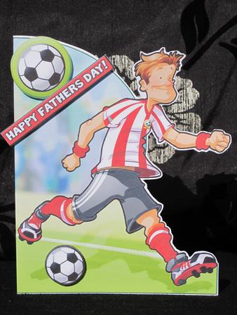 Football Dude Red and White Shaped. by KiJu KiJu