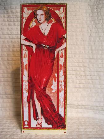 Art Deco Lady Elise (red) Large Dl by KiJu KiJu
