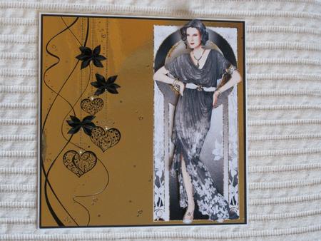 Art Deco Lady Elise (black) by KiJu KiJu