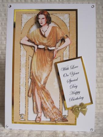 Art Deco Lady Elise (gold) by KiJu KiJu