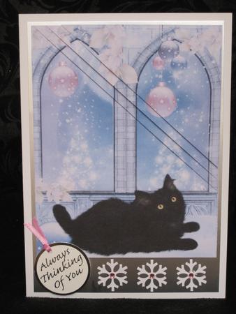 Christmas Kitten If Only I Could Reach the Pretties by KiJu KiJu