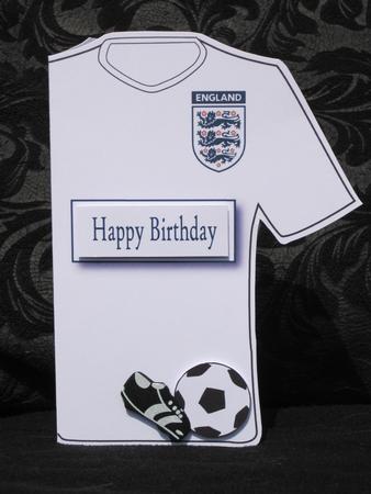 England Football Fan Shaped (away) by KiJu KiJu