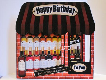 8 x 8 the Little Wine Shop Topper by KiJu KiJu
