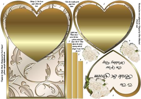 Heart Shaped Card Front by KiJu KiJu