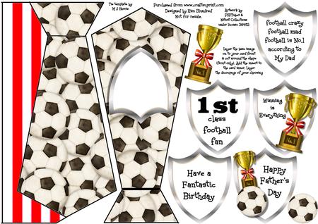 Over-the-edge Necktie Card Template - Cu4cu by KiJu KiJu