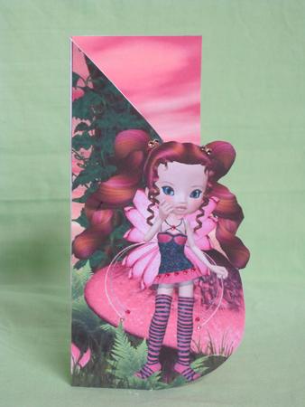 Martha Fairy Teardrop Card by KiJu KiJu